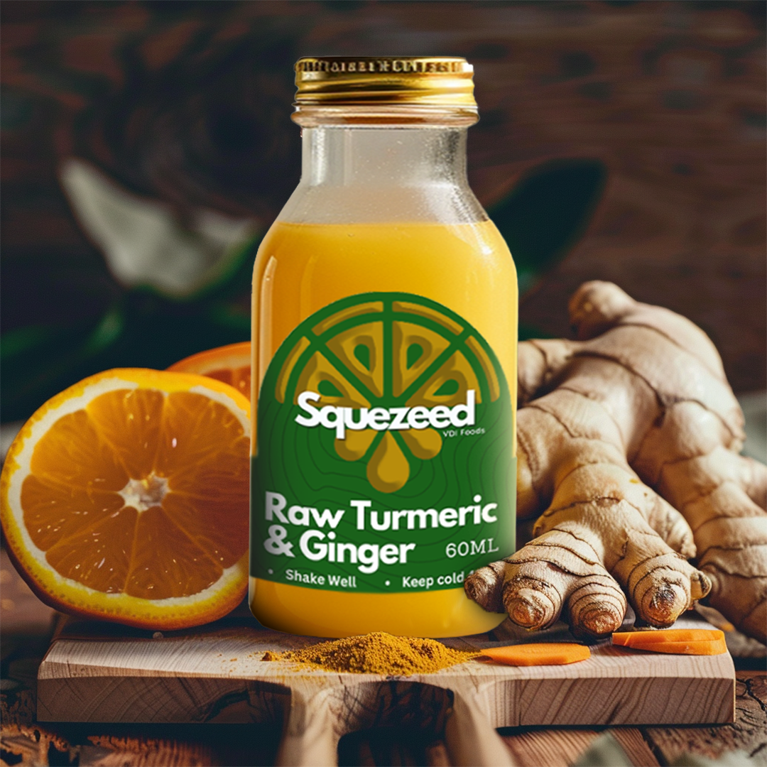 Immune Boosting Raw Turmeric & Ginger Shot