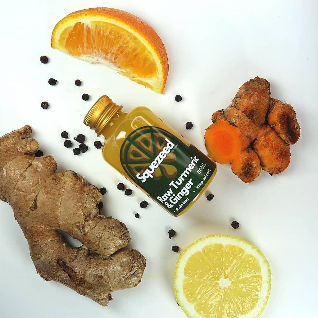 Immune Boosting Raw Turmeric & Ginger Shot