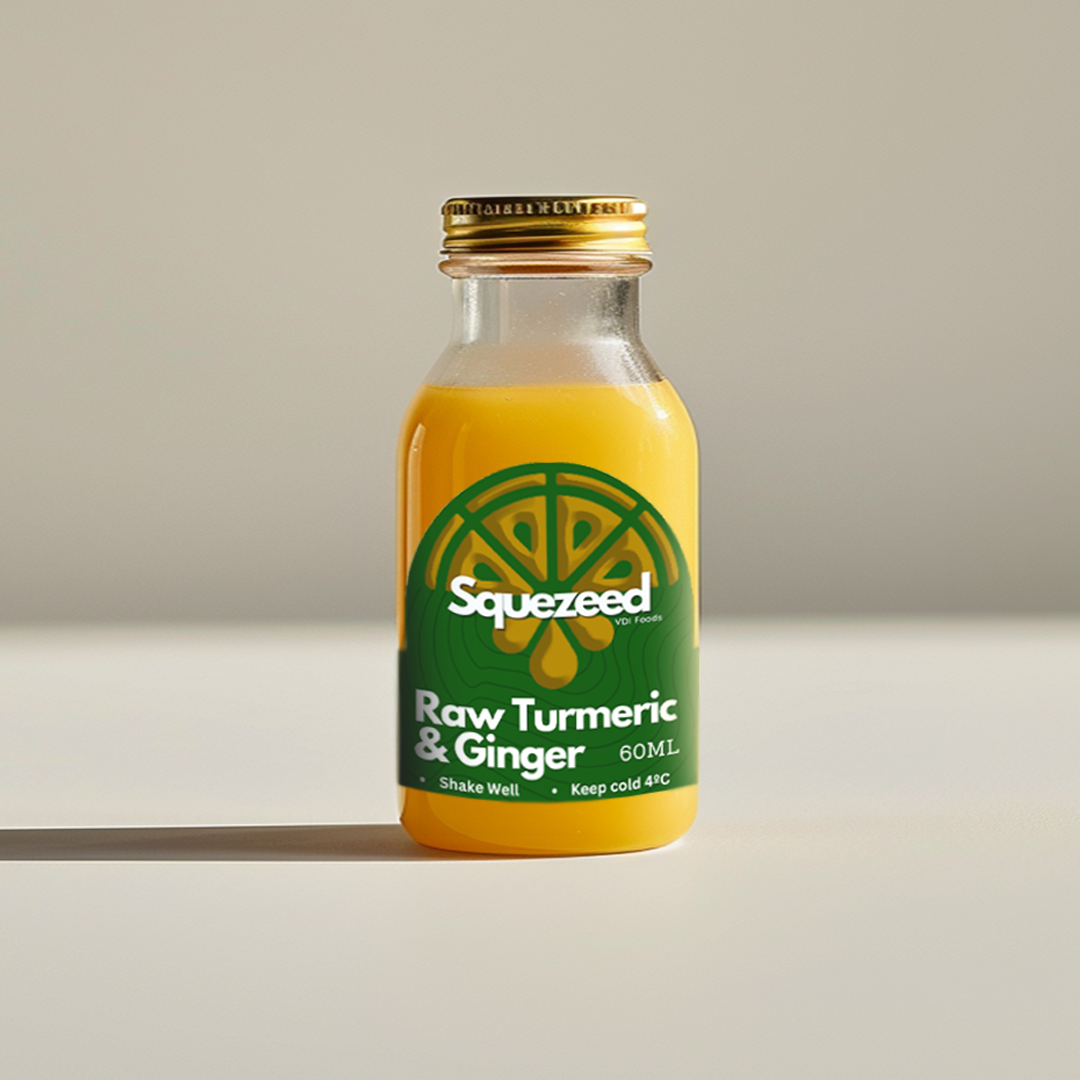 Immune Boosting Raw Turmeric & Ginger Shot